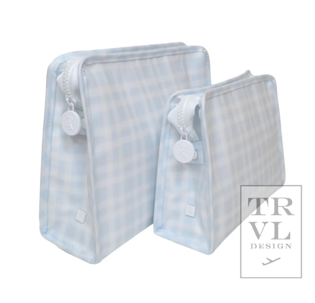 Large Roadie - PIMLICO PLAID BLUE by TRVL Designs