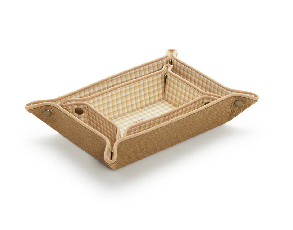 Men's Tray Set Coated Canvas Interior by TRVL Designs