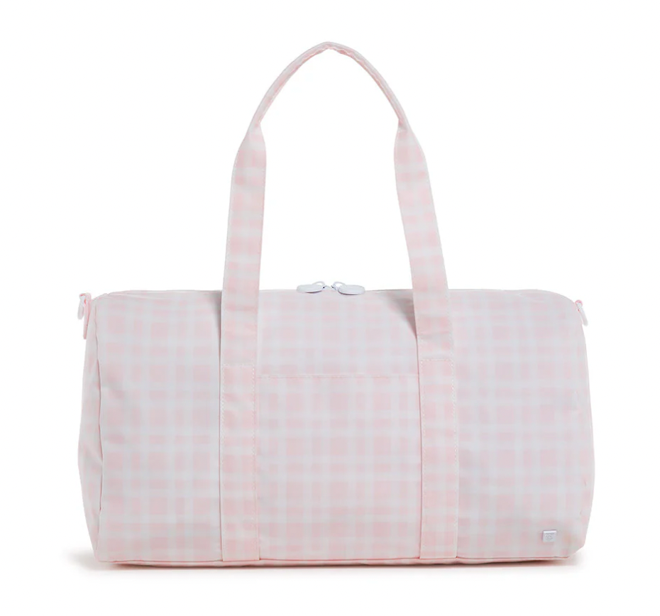 WEEKENDER Duffel Bag - Pimlico Plaid Pink by TRVL Design