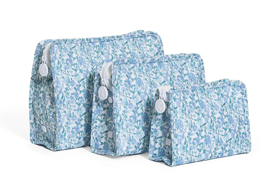 Large Roadie Zip Pouch - Hamptons Floral by TRVL Designs