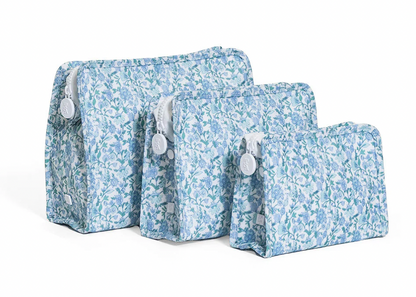 Large Roadie Zip Pouch - Hamptons Floral by TRVL Designs