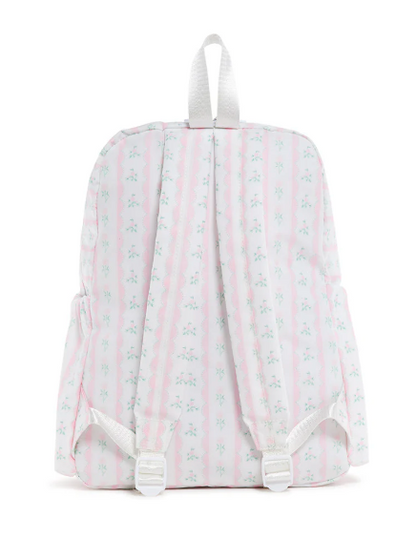 BACKPACKER - Ribbon Floral Pink Backpack by TRVL Designs