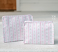 Medium Roadie Zip Pouch - RIBBON FLORAL PINK by TRVL Designs