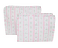 Medium Roadie Zip Pouch - RIBBON FLORAL PINK by TRVL Designs