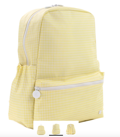 BACKPACKER - Gingham Buttercup Backpack by TRVL Designs