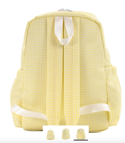 BACKPACKER - Gingham Buttercup Backpack by TRVL Designs