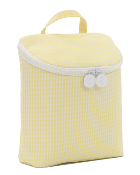 TAKE AWAY Lunch Bag - Insulated GINGHAM BUTTERCUP by TRVL Designs
