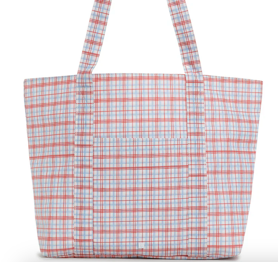 JUMBO TOTE - X-Large Tote CLASSIC PLAID RED