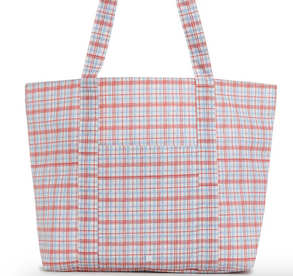 JUMBO TOTE - X-Large Tote CLASSIC PLAID RED
