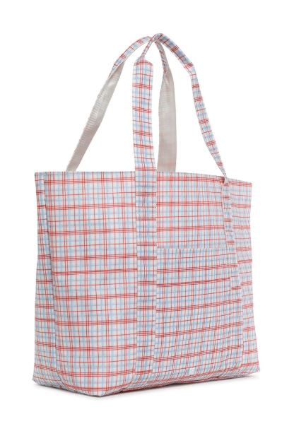 JUMBO TOTE - X-Large Tote CLASSIC PLAID RED