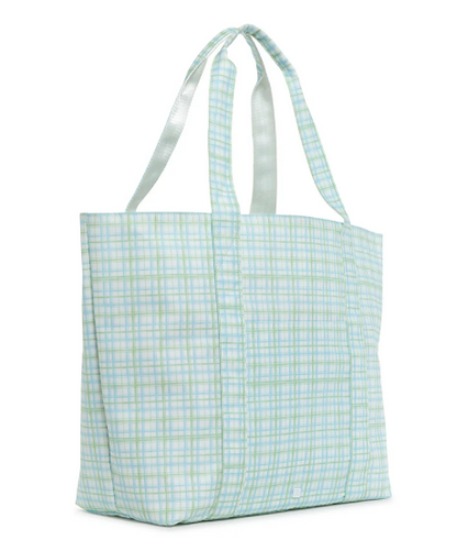 JUMBO TOTE - X-Large Tote CLASSIC PLAID GREEN