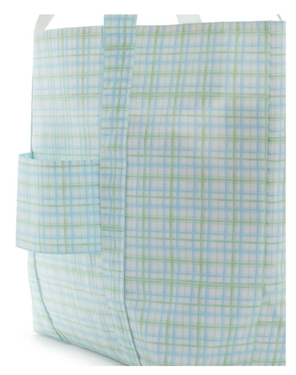 JUMBO TOTE - X-Large Tote CLASSIC PLAID GREEN