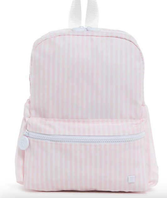 MINI BACKER - Pimlico Stripe Pink Mini Backpack by TRVL Designs