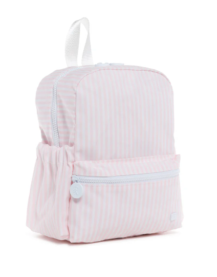 MINI BACKER - Pimlico Stripe Pink Mini Backpack by TRVL Designs