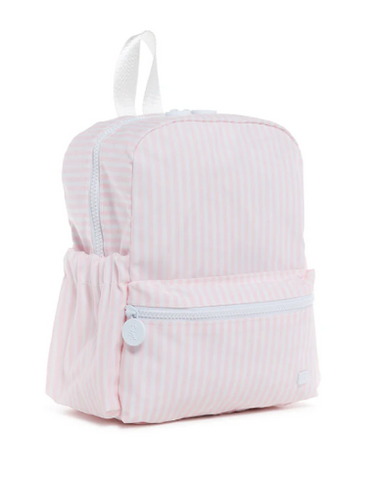 MINI BACKER - Pimlico Stripe Pink Mini Backpack by TRVL Designs