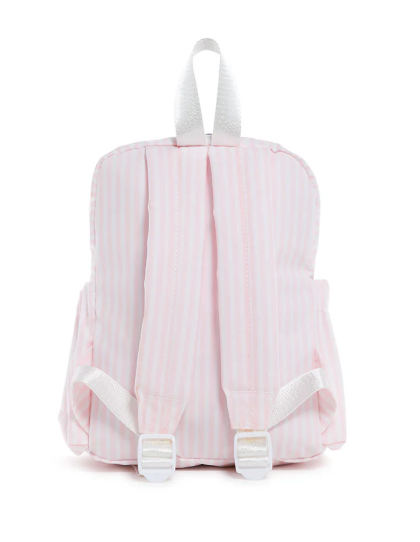 MINI BACKER - Pimlico Stripe Pink Mini Backpack by TRVL Designs