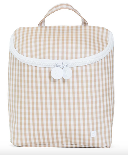 TAKE AWAY Lunch Bag - Gingham Khaki by TRVL Designs