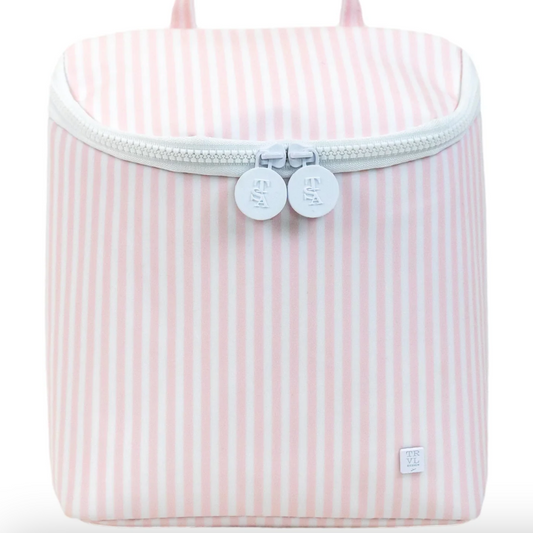 TAKE AWAY Lunch Bag - Insulated PIMLICO STRIPE PINK by TRVL Designs