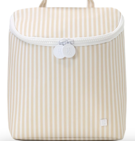 TAKE AWAY Lunch Bag - Insulated PIMLICO STRIPE SAND by TRVL Designs