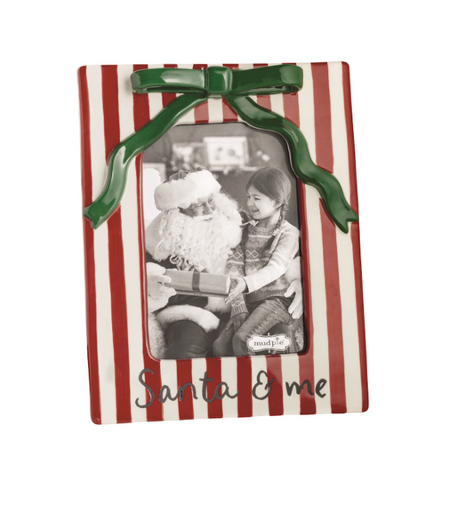 Ceramic Xmas Bow Frame