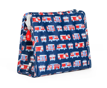 ROADIE LARGE Zip Pouch - FIRE ENGINES