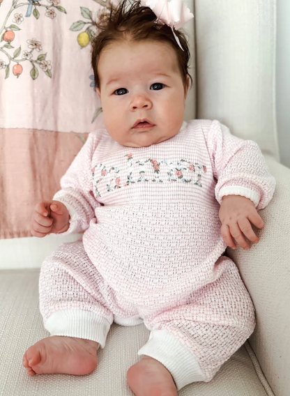 Paty Long Sleeve Solid Color Romper (PREORDER ETA April)