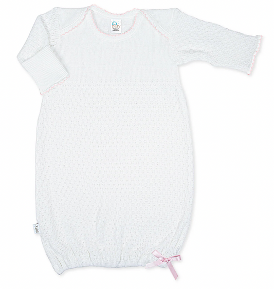 Paty Knit Overlap Shoulder Gown (PREORDER ETA April)