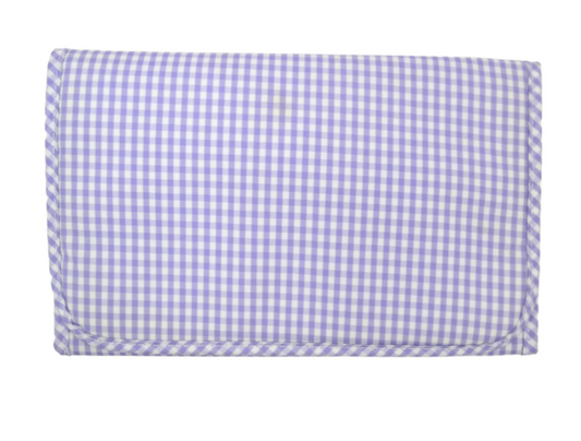 TRVL Game Changer Changing Pad Gingham Lilac