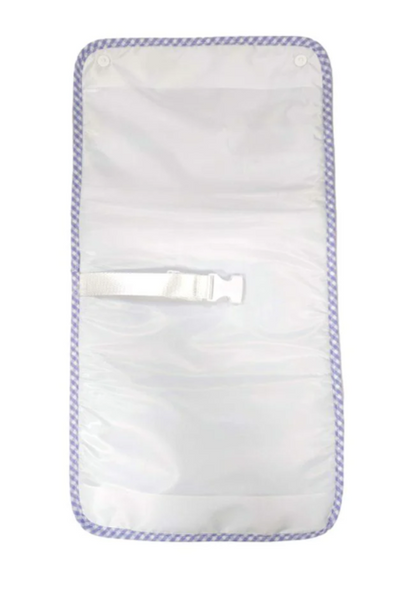 TRVL Game Changer Changing Pad Gingham Lilac