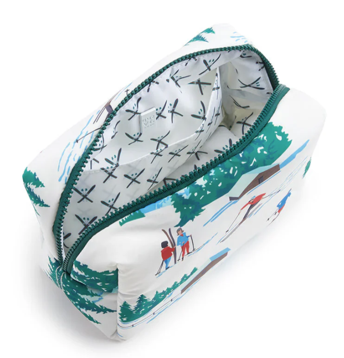 TRVL Luxe Ski Puffer Cosmetic Bag-Hit The Slopes