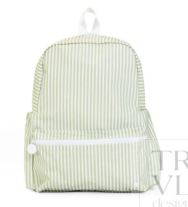 BACKPACKER - BACKPACK PIMLICO STRIPE SAGE by TRVL Designs