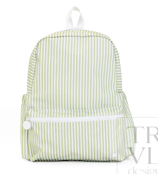 BACKPACKER - BACKPACK PIMLICO STRIPE SAGE by TRVL Designs