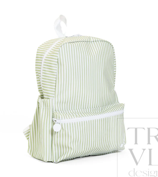 BACKPACKER - BACKPACK PIMLICO STRIPE SAGE by TRVL Designs