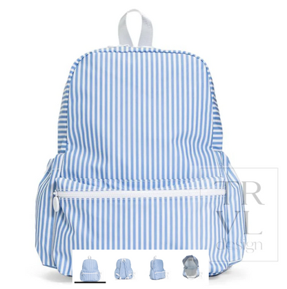 BACKPACKER - BACKPACK PIMLICO STRIPE CHAMBRAY by TRVL Designs