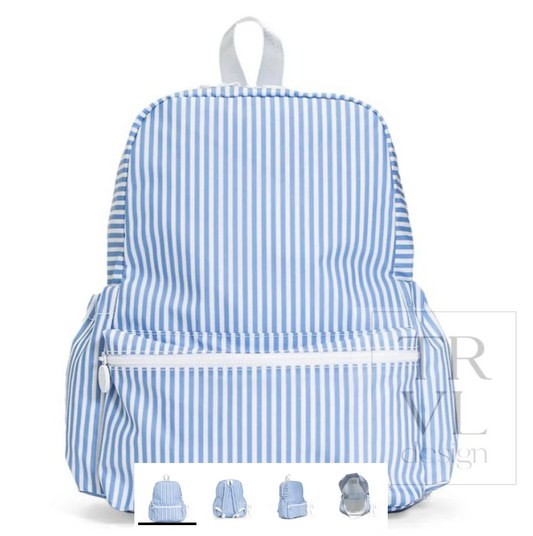 BACKPACKER - BACKPACK PIMLICO STRIPE CHAMBRAY by TRVL Designs