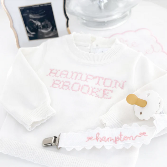 Girls knit organic cotton set - multiple colors available (eta October)