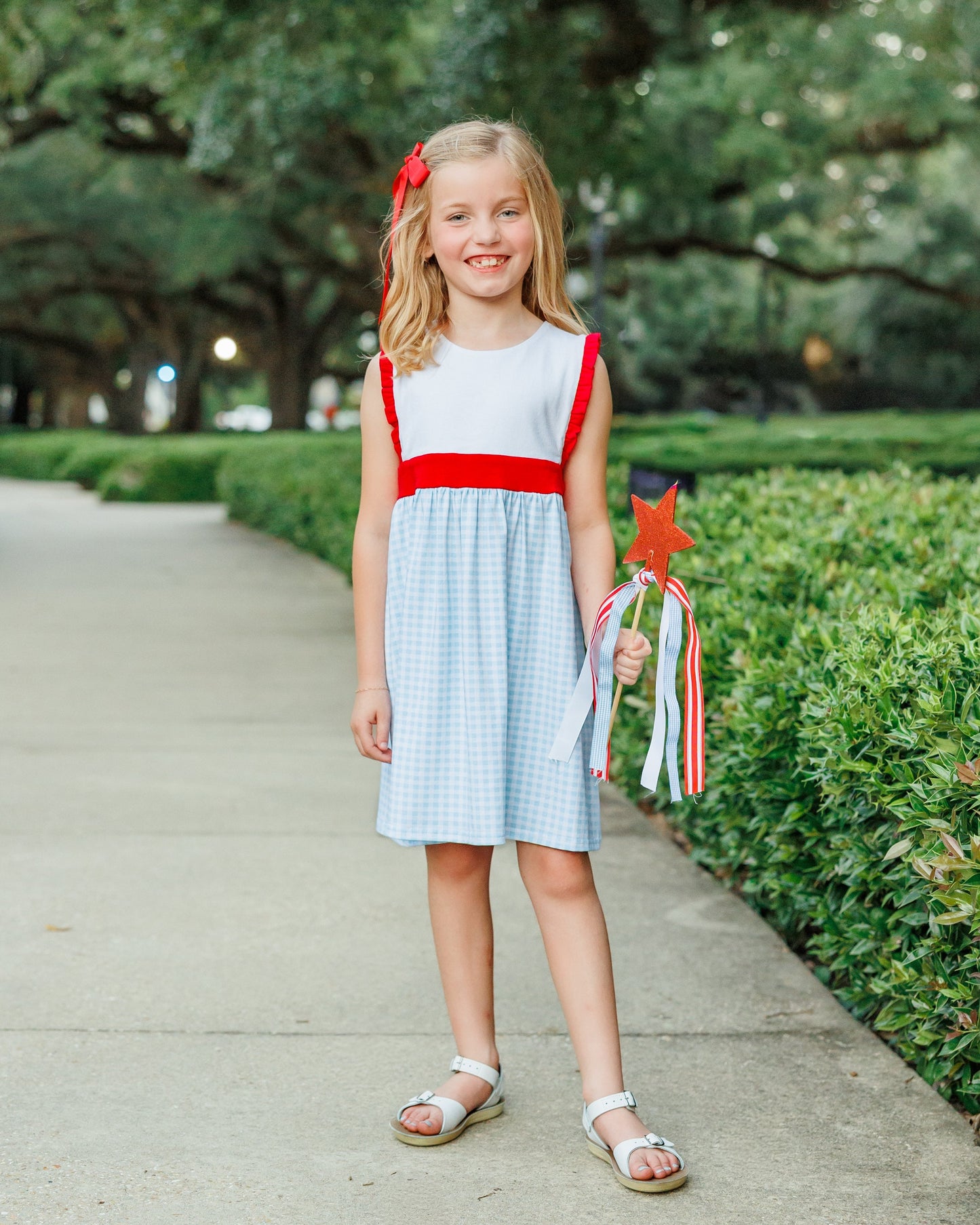 Sophia Dress- Southern Summer Gingham  PREORDER ETA April