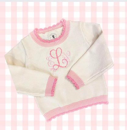 Two Tone Pink Sweater