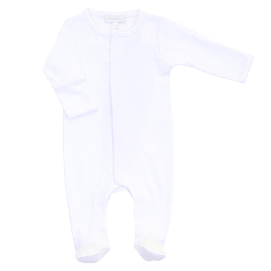 Magnolia Baby White Trim Footie
