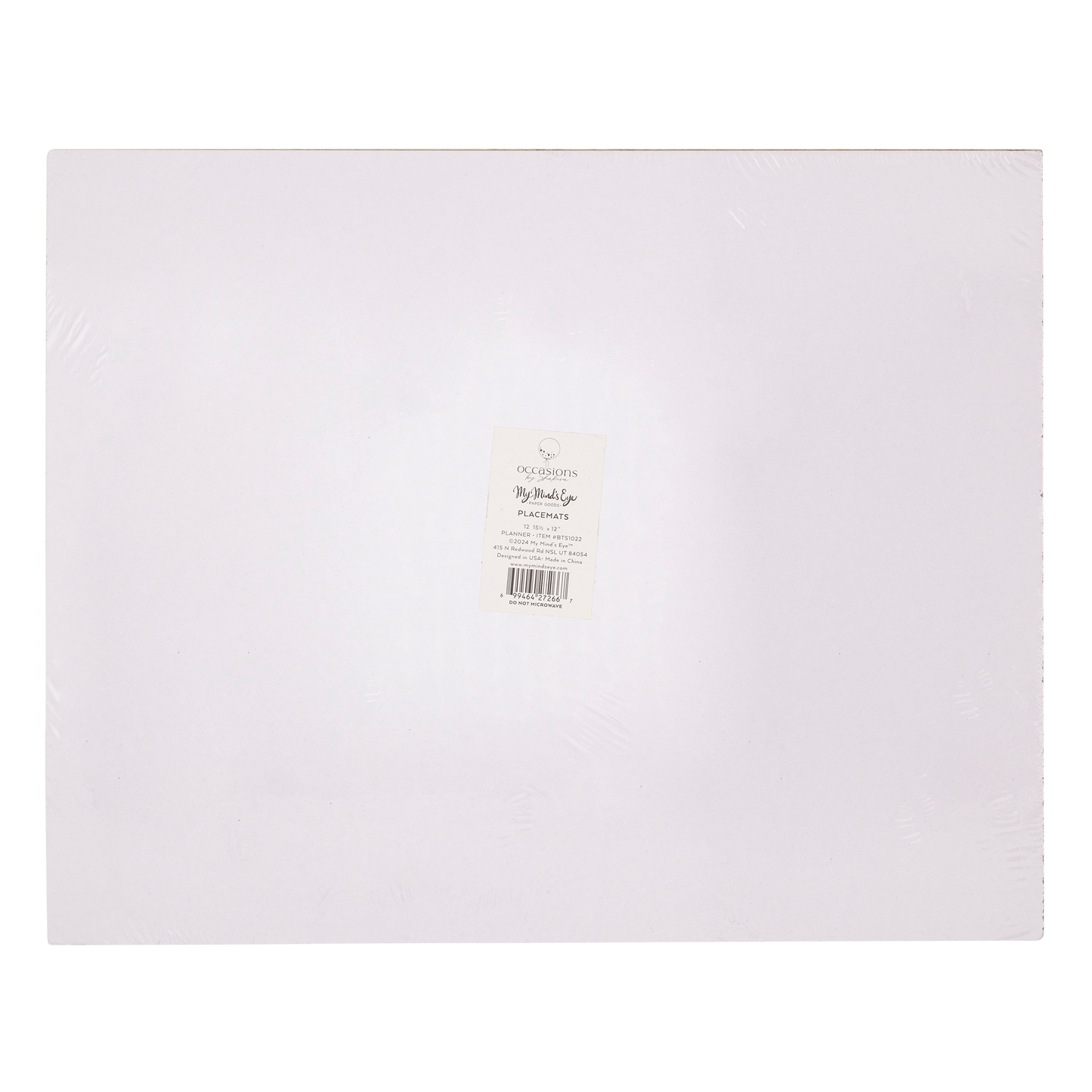 Occasions By Shakira - Planner Placemat