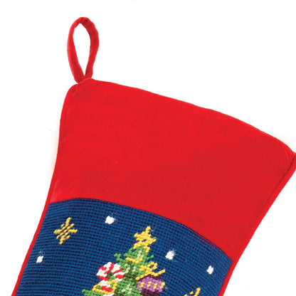 Christmas Tree Needlepoint Stocking