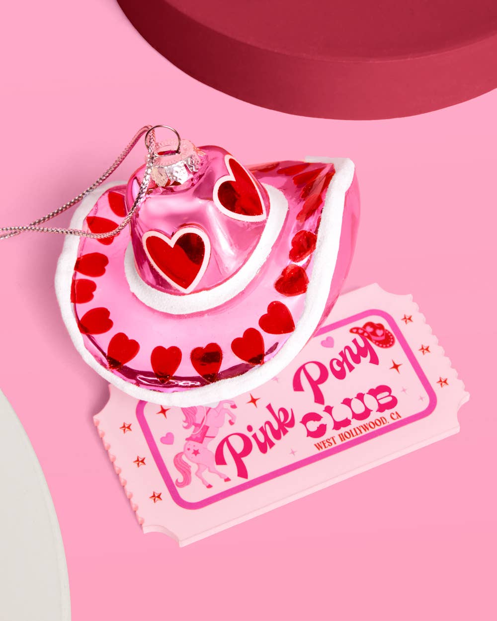 Pink Pony Club Chappell Roan Christmas Ornament - glass Christmas Xmas