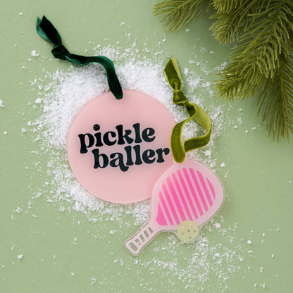 Tree Ornament-Pickleballer