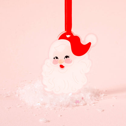 Holiday Tree Ornament-Santa Shape
