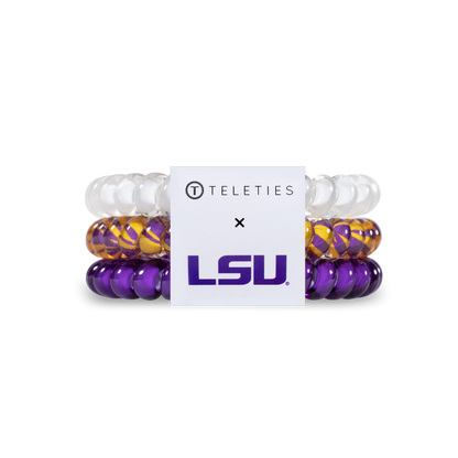 Spiral Hair Coils | Small | LSU Hair Ties
