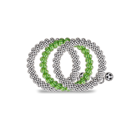 Spiral Hair Coils | Large | Soccer Hair Ties