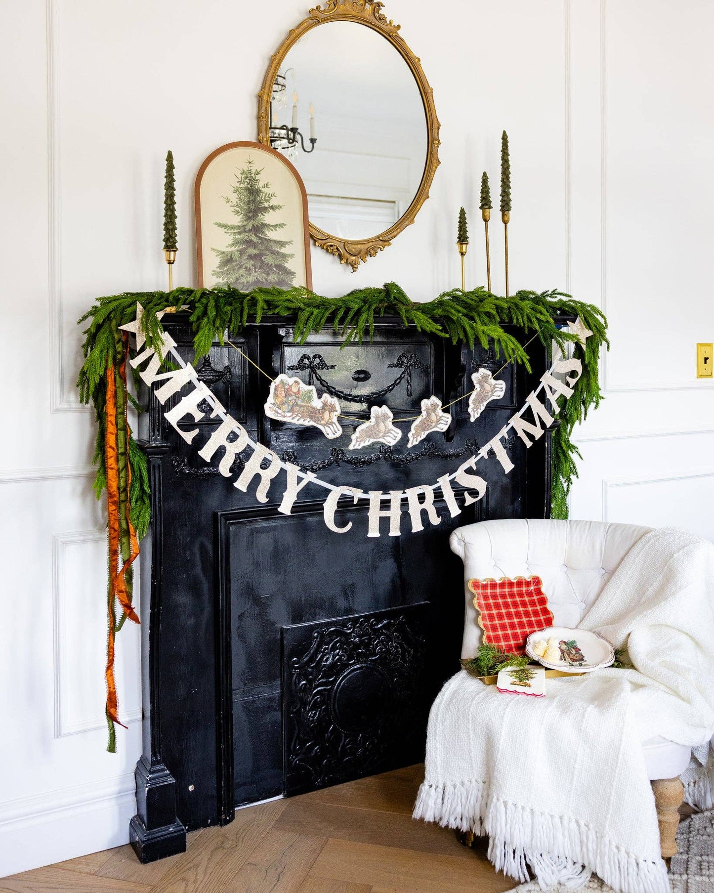 Santa's Sleigh Banner