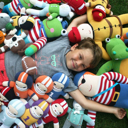 Football Player Knit Doll
