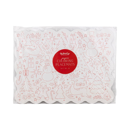 Christmas Coloring Activity Placemat