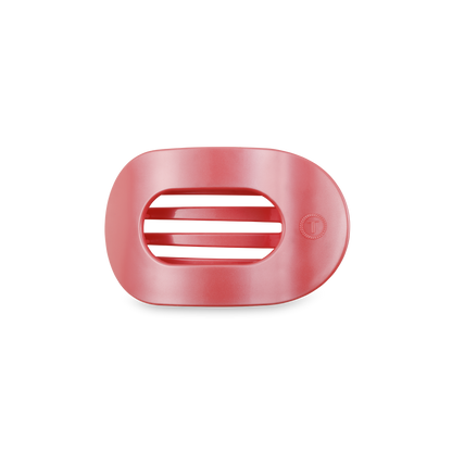 Round Flat Hair Clip | Small | Calming Coral